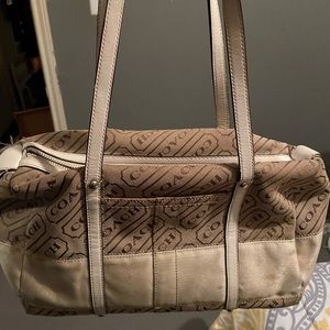 Brown/Tan Coach purse
